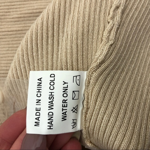 Olivaceous ribbed cardi Cardigan cream - Picture 13 of 16